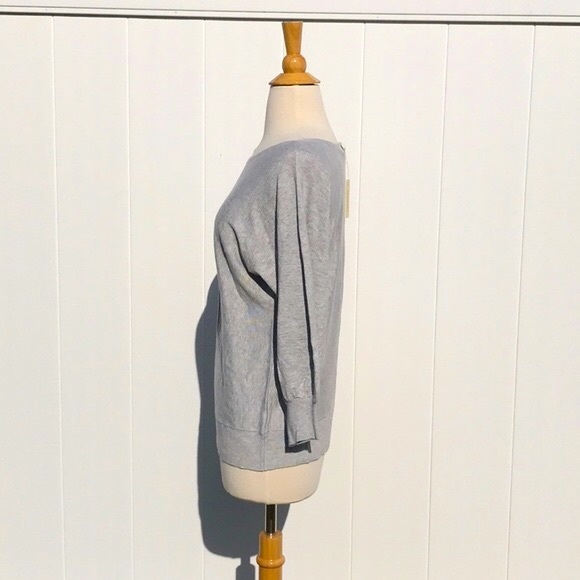 NWT Max Studio Light Gray Sweater - Picture 5 of 15
